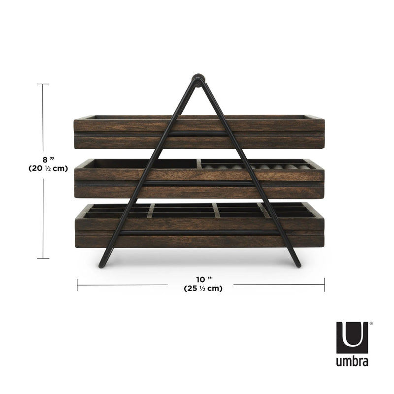 Terrace 3-Tier Jewelry Tray - Umbra Storage + Organization - HORNE