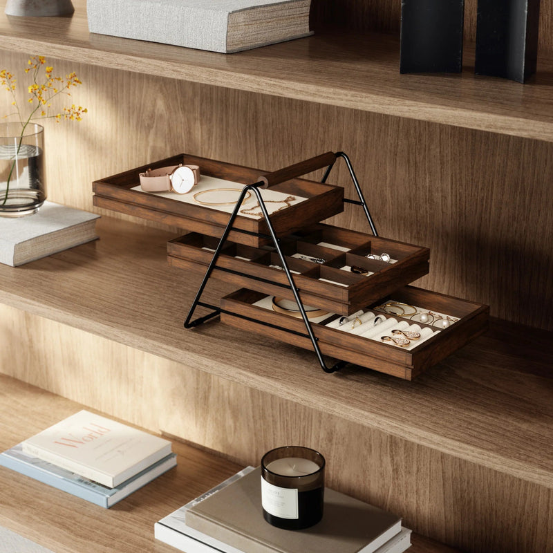 Terrace 3-Tier Jewelry Tray - Umbra Storage + Organization - HORNE
