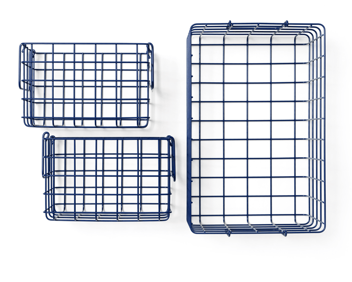 The Baskets - Mustard Made US Storage + Organization - Navy - HORNE