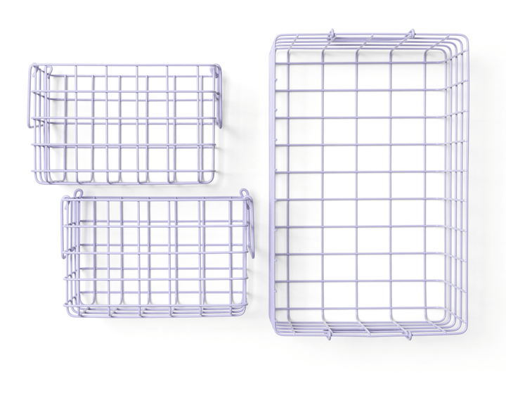 The Baskets - Mustard Made US Storage + Organization - Lilac - HORNE