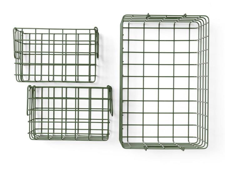 The Baskets - Mustard Made US Storage + Organization - Olive - HORNE