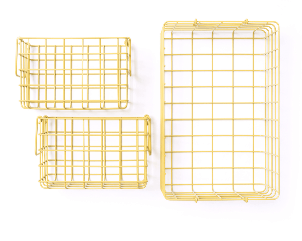 The Baskets - Mustard Made US Storage + Organization - Butter - HORNE
