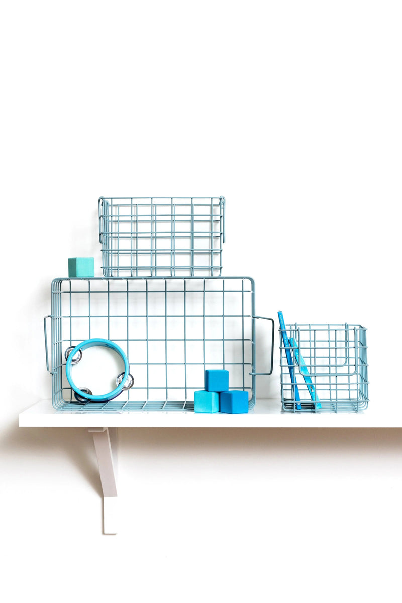 The Baskets - Mustard Made US Storage + Organization - Chalk - HORNE