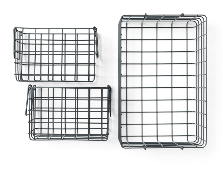 The Baskets - Mustard Made US Storage + Organization - Slate - HORNE