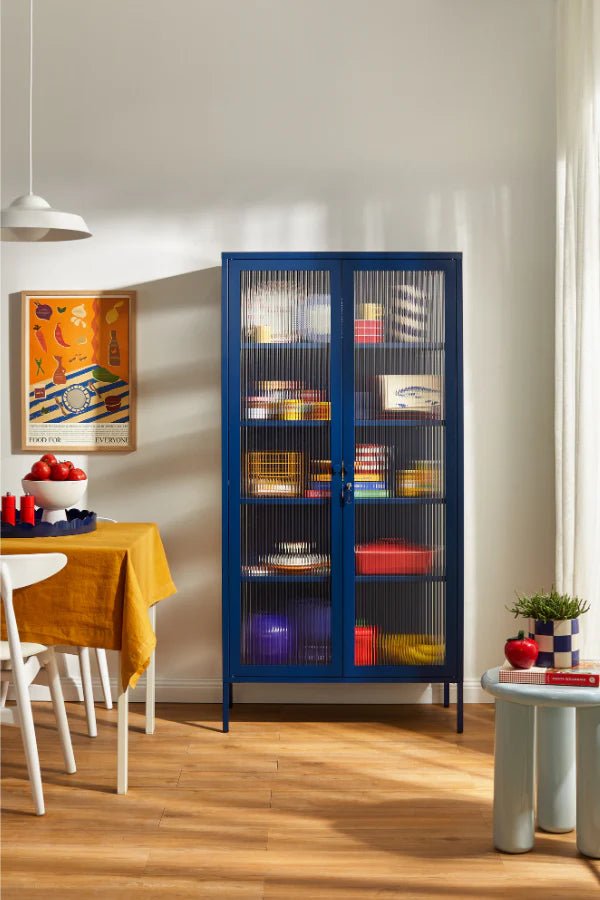 The Collector Cabinet - Mustard Made US Storage + Organization - Chalk - HORNE