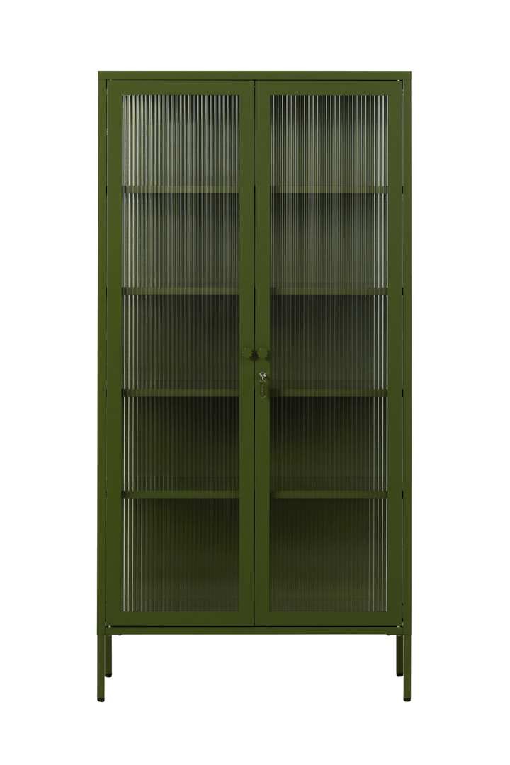 The Collector Cabinet - Mustard Made US Storage + Organization - Olive - HORNE