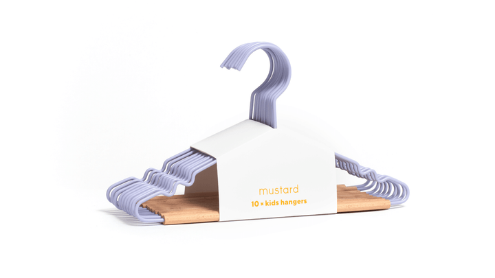 The Hangers - Mustard Made US Storage + Organization - Kids Top Hanger - Lilac - HORNE