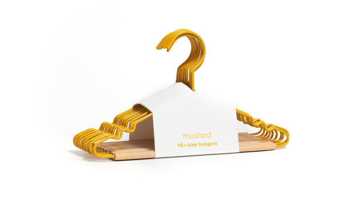 The Hangers - Mustard Made US Storage + Organization - Kids Top Hanger - Mustard - HORNE
