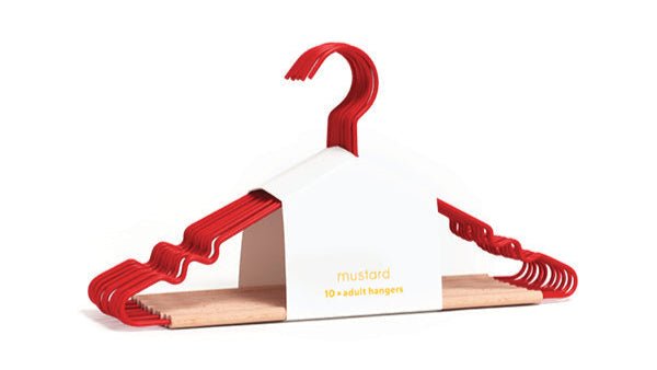 The Hangers - Mustard Made US Storage + Organization - Adult Top Hanger - Poppy - HORNE