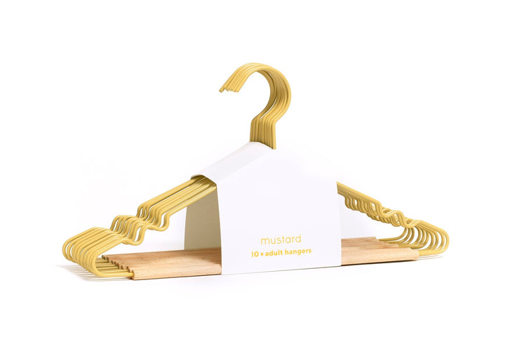 The Hangers - Mustard Made US Storage + Organization - Adult Top Hanger - Butter - HORNE