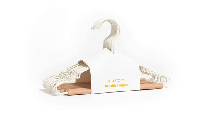 The Hangers - Mustard Made US Storage + Organization - Kids Top Hanger - Chalk - HORNE