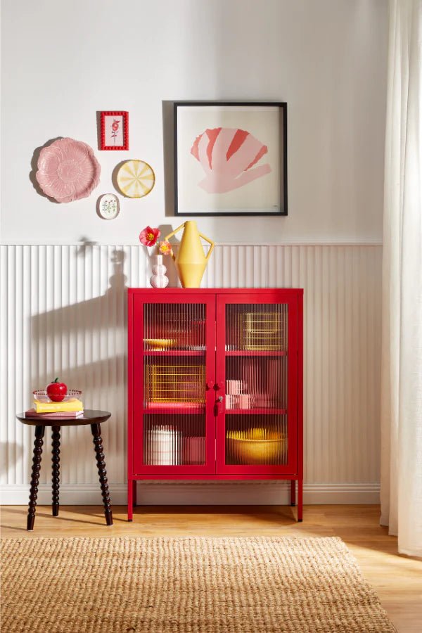 The Mixer Cabinet - Mustard Made US Storage + Organization - Blush - HORNE