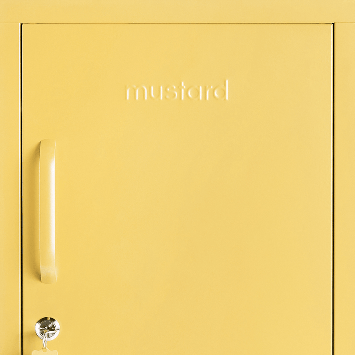 The Shorty Locker - Mustard Made US Storage + Organization - Butter - Right - HORNE