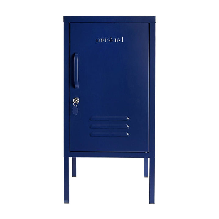 The Shorty Locker - Mustard Made US Storage + Organization - Navy - Right - HORNE