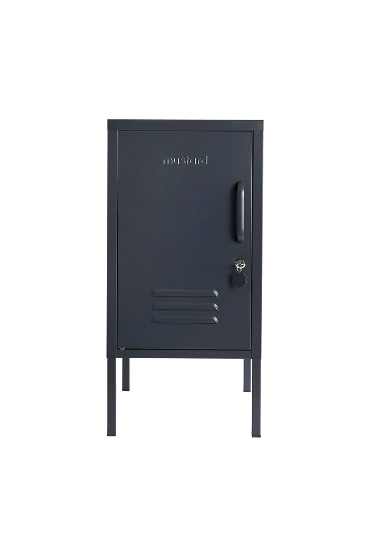 The Shorty Locker - Mustard Made US Storage + Organization - Slate - Left - HORNE