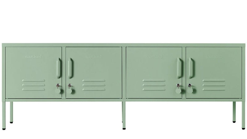 The Standard Low Cabinet - Mustard Made US Storage + Organization - Chalk - HORNE