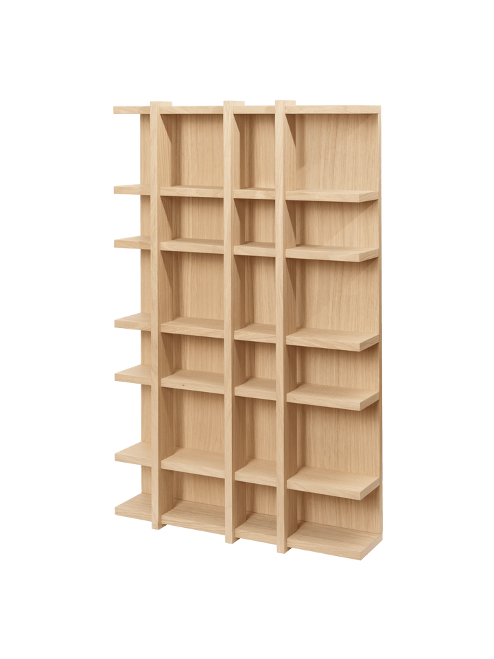 Tilem Shelf - 4x6 - Ferm Living Shelving - Natural Oak Veneer - HORNE