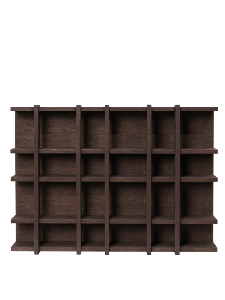 Tilem Shelf - 6x4 - Ferm Living Shelving - Natural Oak Veneer - HORNE
