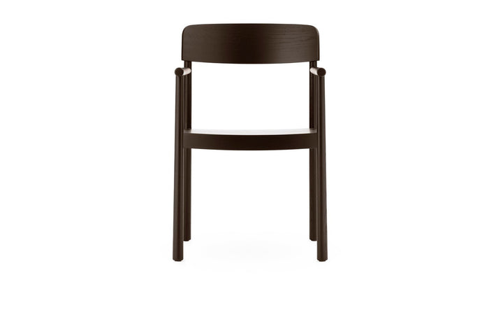 Timb Armchair - Normann Copenhagen Dining Chairs - Brown - HORNE