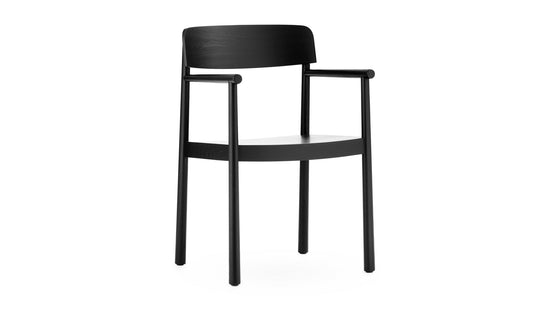 Timb Armchair - Normann Copenhagen Dining Chairs - Black - HORNE