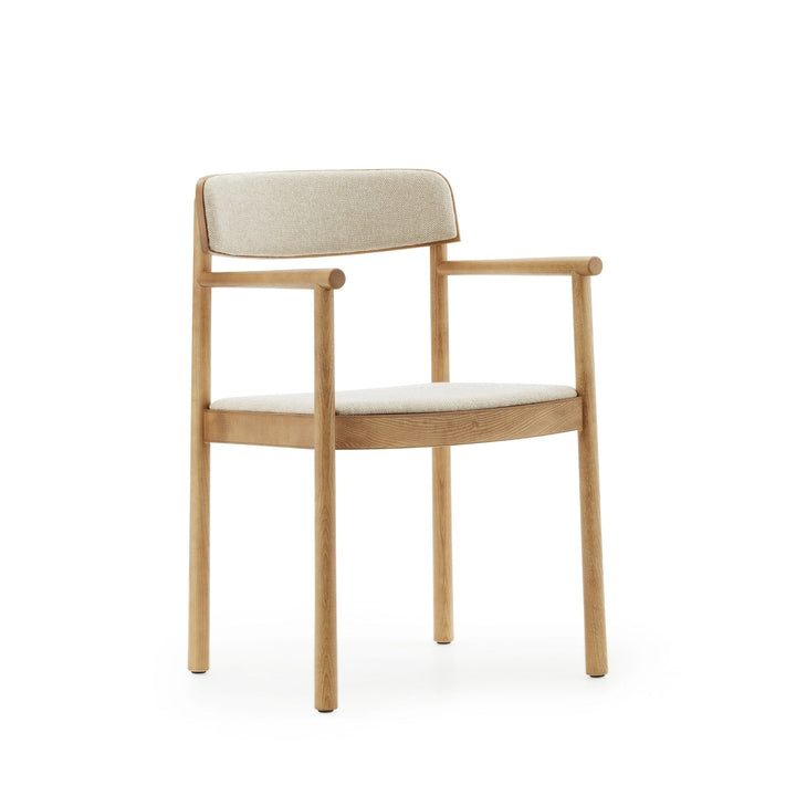 Timb Armchair Upholstery - Normann Copenhagen Dining Chairs - Tan / Hallingdal 220 - HORNE