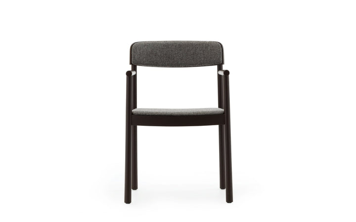 Timb Armchair Upholstery - Normann Copenhagen Dining Chairs - Brown / Hallingdal 368 - HORNE