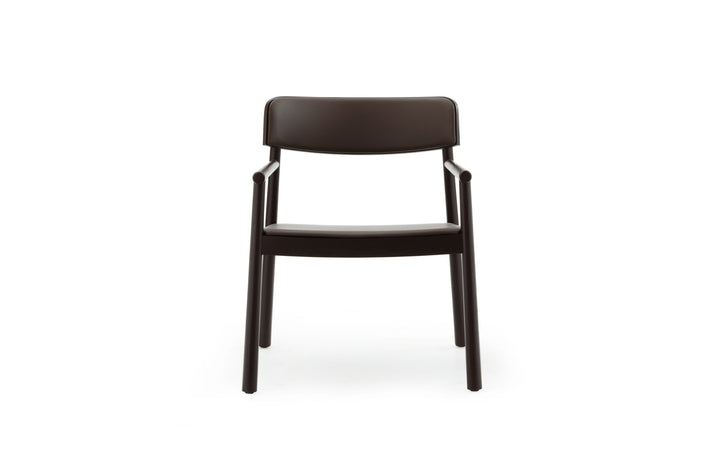 Timb Lounge Armchair Upholstery - Normann Copenhagen Lounge Chairs - Brown / Ultra Leather - HORNE