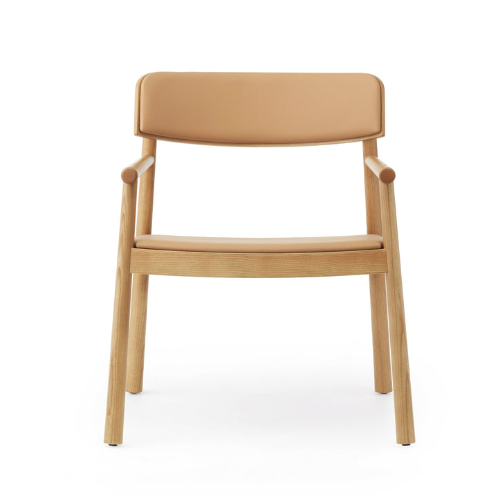 Timb Lounge Armchair Upholstery - Normann Copenhagen Lounge Chairs - Black/ Ultra Leather - HORNE