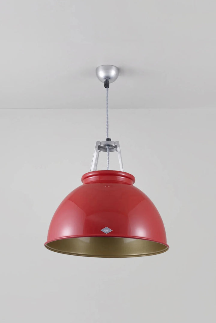 Titan Size 3 Pendant - Original BTC Pendants - Red - Gold Interior - HORNE