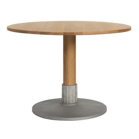 Tock Table Round - Design House Stockholm Tables - Oak - HORNE