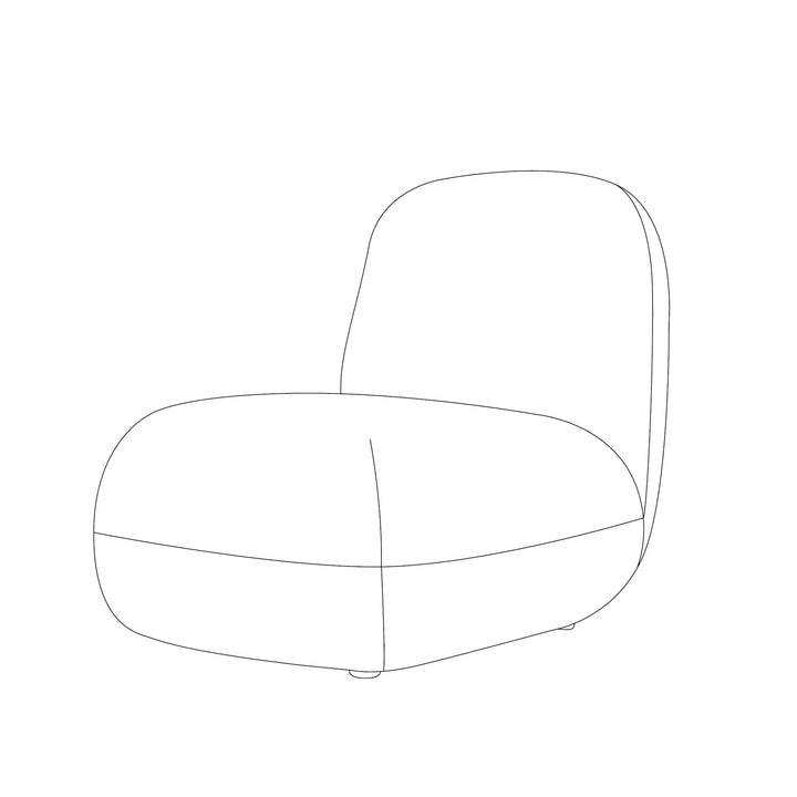 Toe Chair - Flat - 101 Copenhagen Chairs - Taupe (Pallazo 163) - HORNE