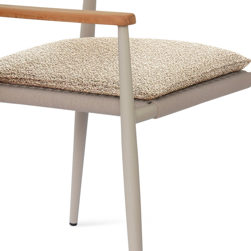 Togo Arm Chair - BETACO Chairs - Black Rope / Black Aluminum - HORNE