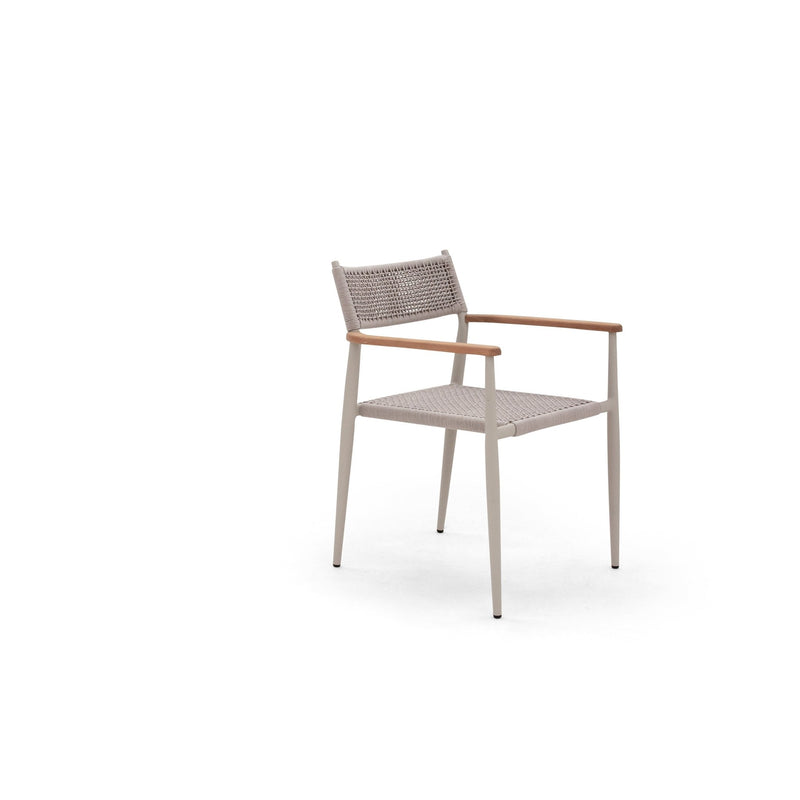 Togo Arm Chair - BETACO Chairs - Black Rope / Black Aluminum - HORNE
