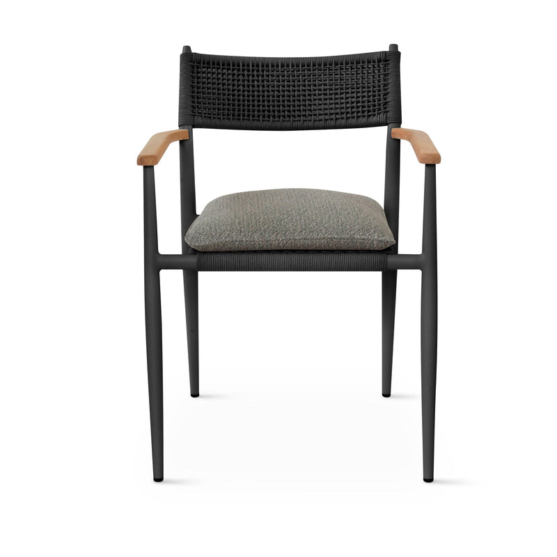 Togo Arm Chair - BETACO Chairs - Black Rope / Black Aluminum - HORNE