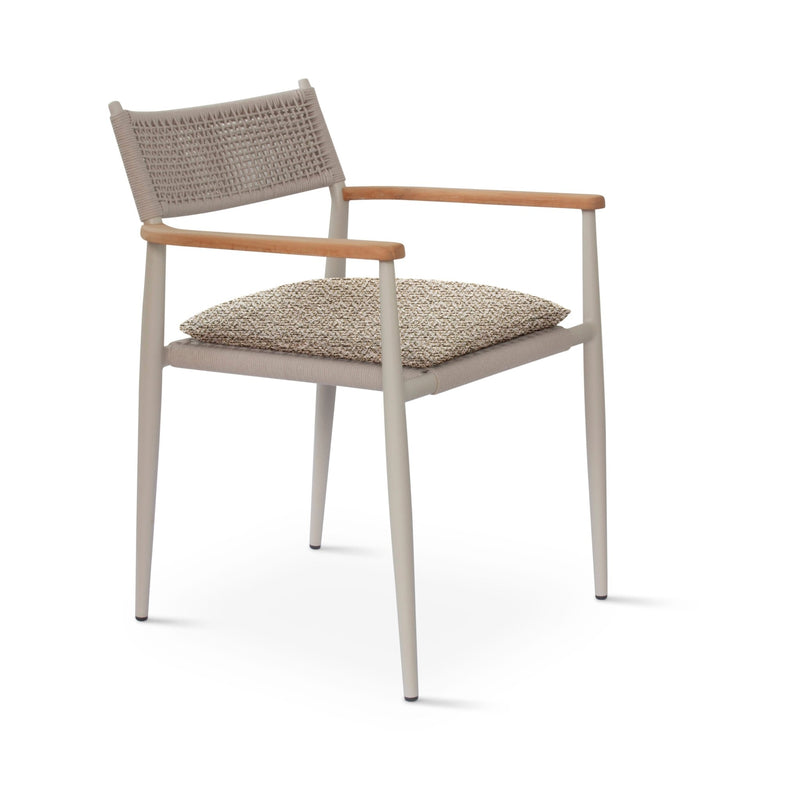 Togo Arm Chair - BETACO Chairs - Black Rope / Black Aluminum - HORNE