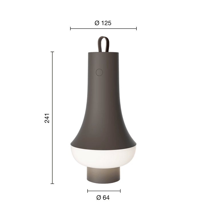 Tomoshi Portable Lamp - Louis Poulsen Table + Task - White - HORNE