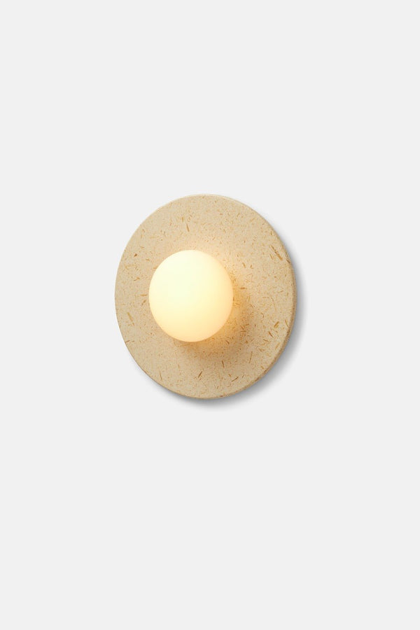 Topo Flush Mount - RBW Lighting - Medium 12" - Oat - 2700K (warm white) - HORNE