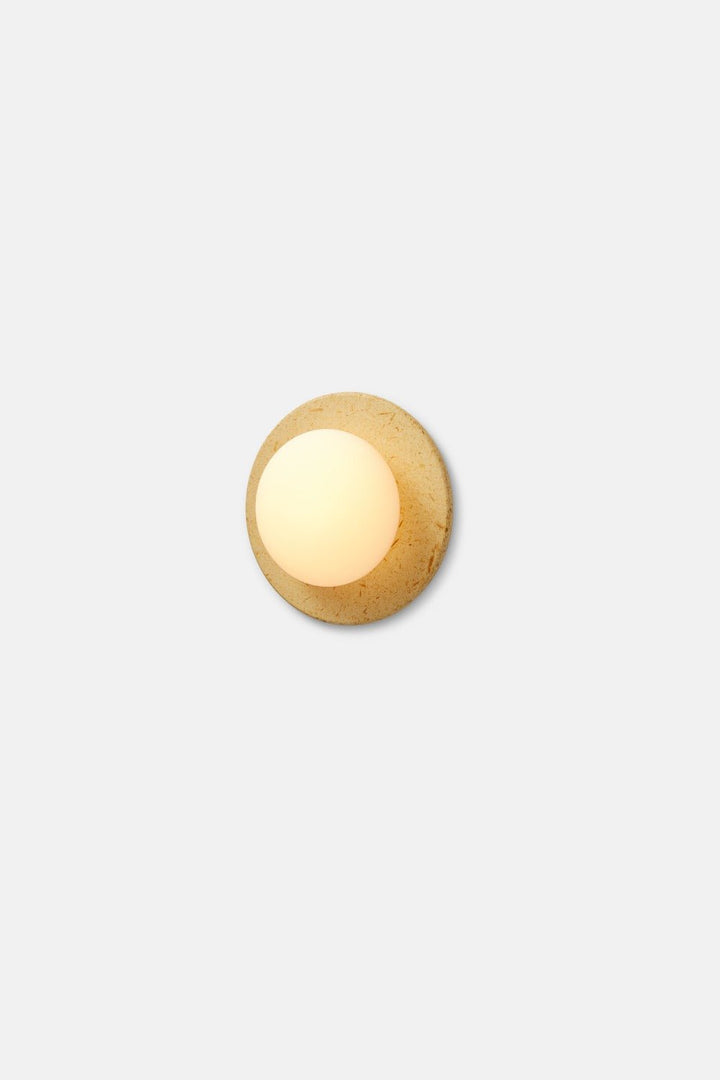 Topo Sconce - RBW Lighting - Small 8.5" - Straw - 2700K (warm white) - HORNE