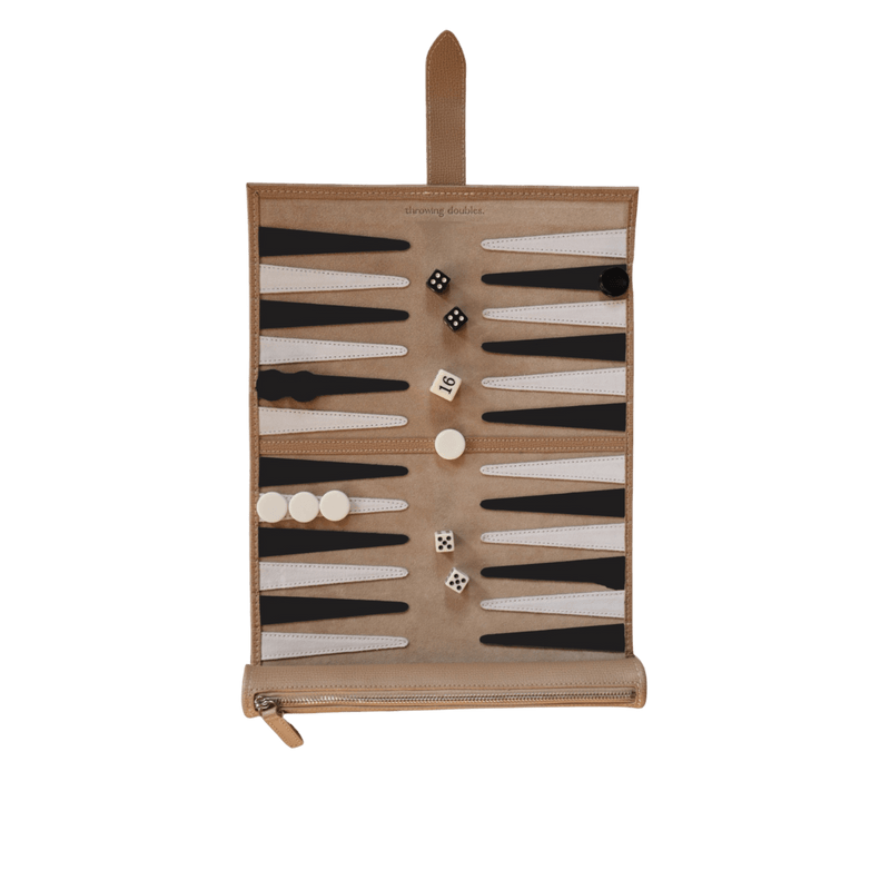Travel Backgammon Board - Manhattan - Throwing Doubles Toys & Games > Games > Board Games - HORNE