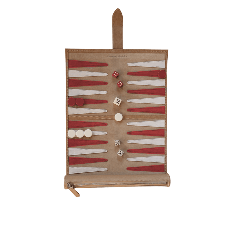 Travel Backgammon Board - Monaco - Throwing Doubles Toys & Games > Games > Board Games - HORNE