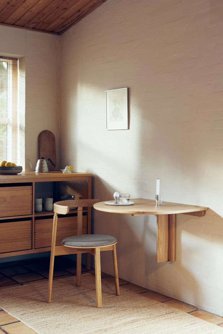 Trefoil Folding Wall Table - Form & Refine Tables - HORNE