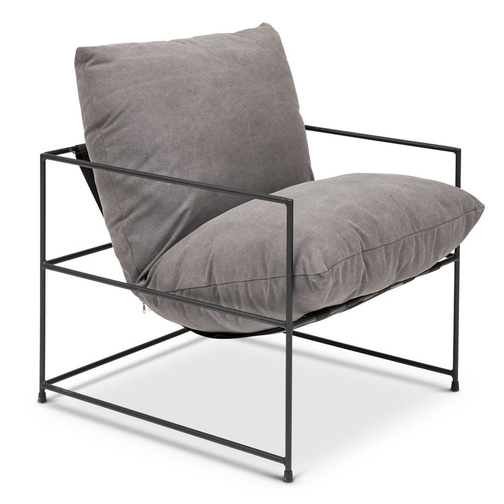 Trent Accent Chair - Urbia Chairs - Washed Grey - HORNE