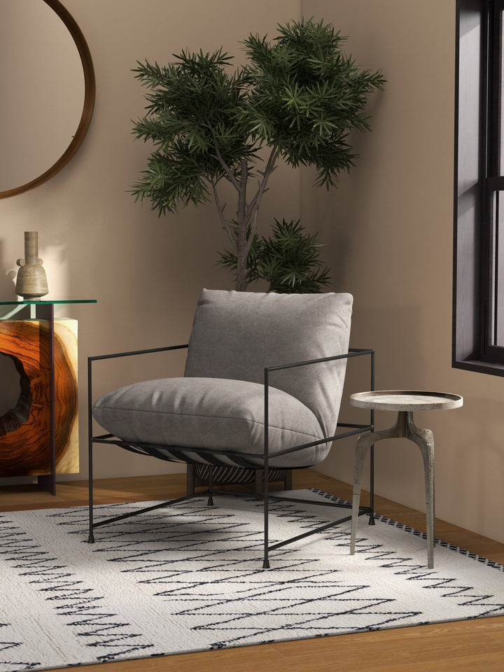 Trent Accent Chair - Urbia Chairs - Washed Forest - HORNE