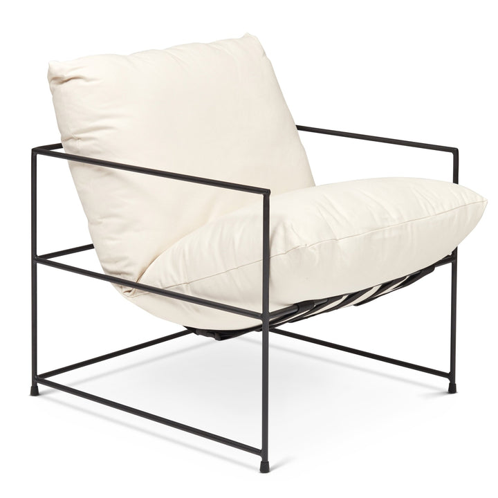 Trent Accent Chair - Urbia Chairs - Washed White - HORNE