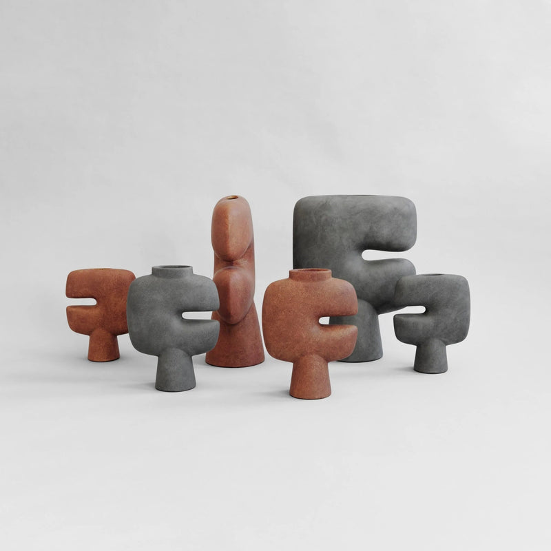 Tribal Vase - 101 Copenhagen Vases - Mini - Terracotta - HORNE