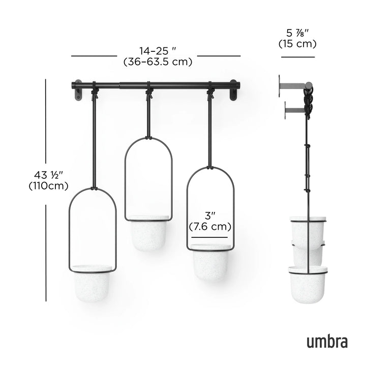Triflora Hanging Planters - Set of 3 - Umbra Pots & Planters - HORNE