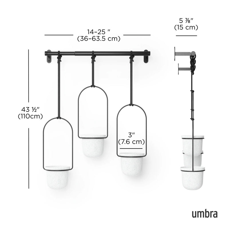 Triflora Hanging Planters - Set of 3 - Umbra Pots & Planters - HORNE