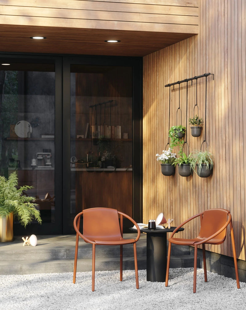 Triflora Hanging Planters - Set of 5 - Umbra Pots & Planters - Black - HORNE