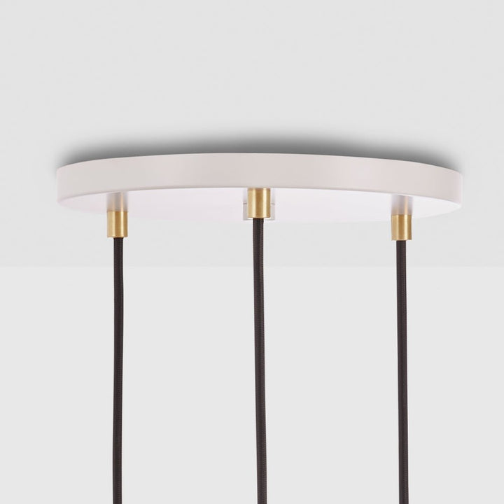 Triple Pendant Voronoi III - Tala Cluster Pendants - Brass + Voronoi III - HORNE