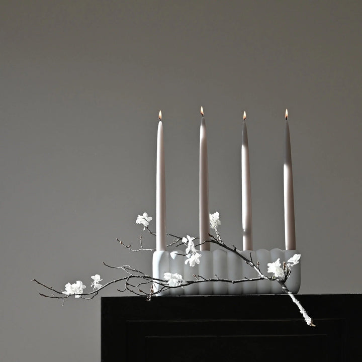 Tube Candle Holder - 101 Copenhagen Candle Holders - Big - Coffee - HORNE